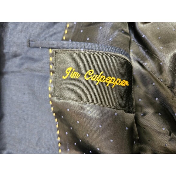 Vitale Barberis Canonico Men's Blue Two-Button Jacket Blazer, Italy Made, 42R - Picture 8 of 9